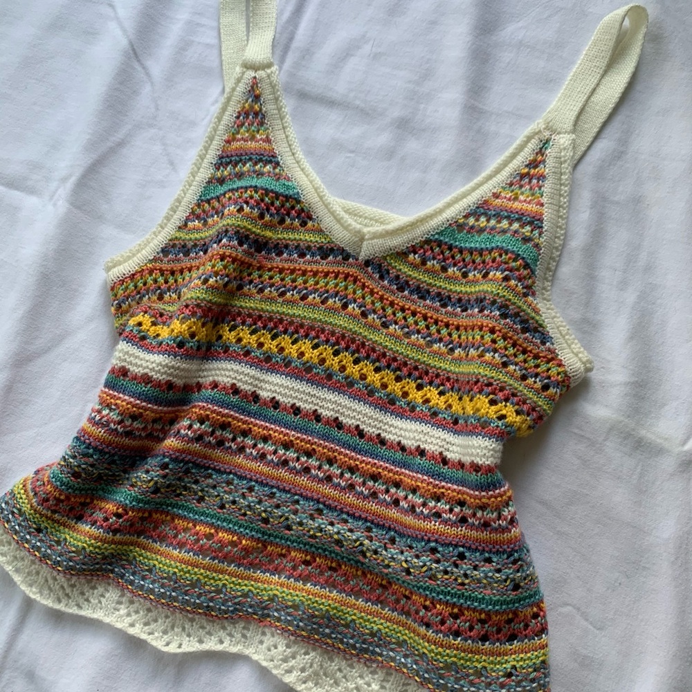 Knit tank top